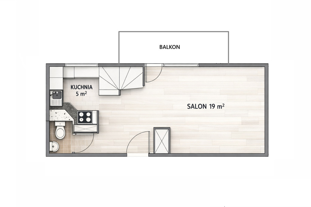 3 pokoje | 2 łazienki | Garderoba | Gotowe