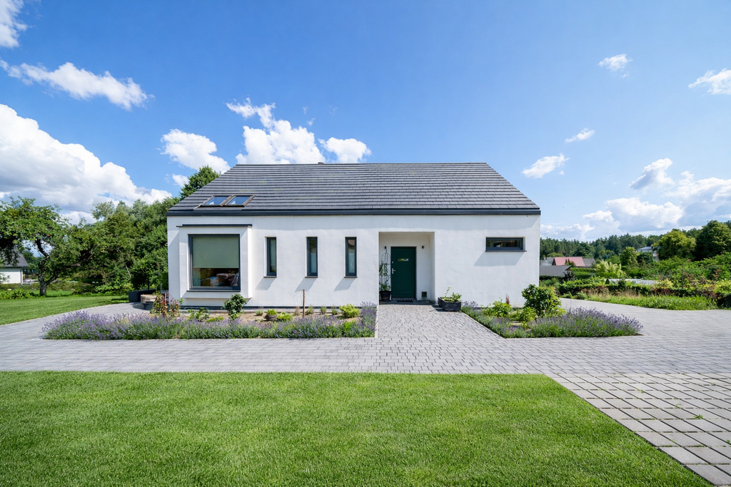 Nowoczesny dom typu studio | duży taras