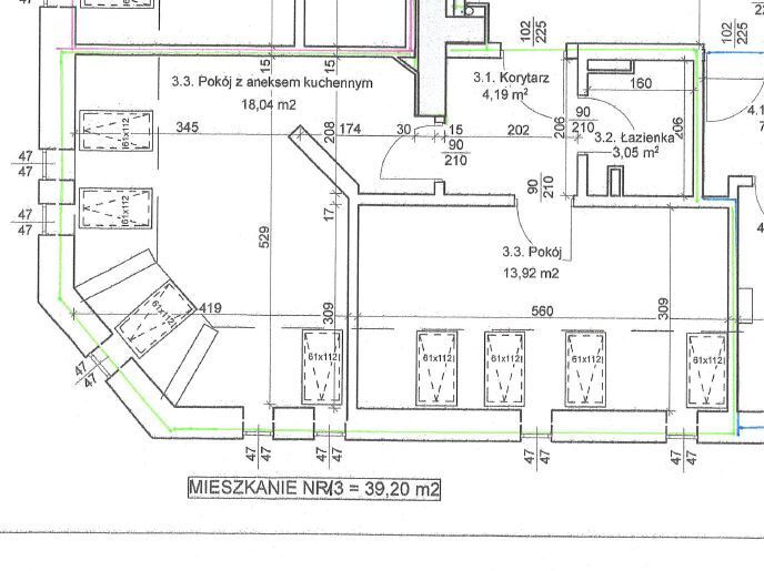 Mieszkanie na sprzedaż Szczecin, Centrum 39 m2 | Arka Nieruchomości