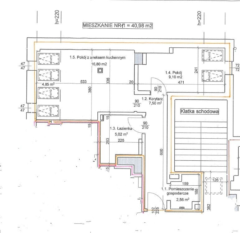 Mieszkanie na sprzedaż Szczecin, Centrum 41 m2 | Arka Nieruchomości