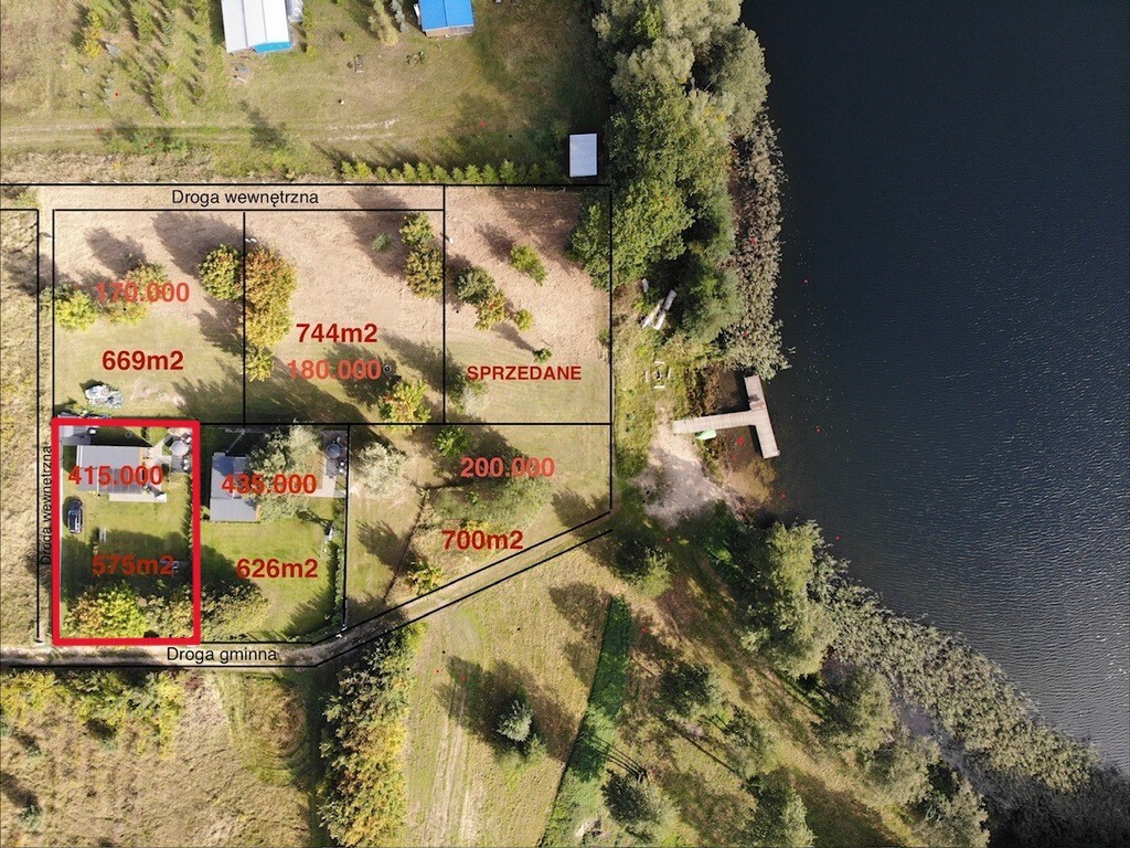 Działka na sprzedaż Objezierze 575 m2 | Arka Nieruchomości