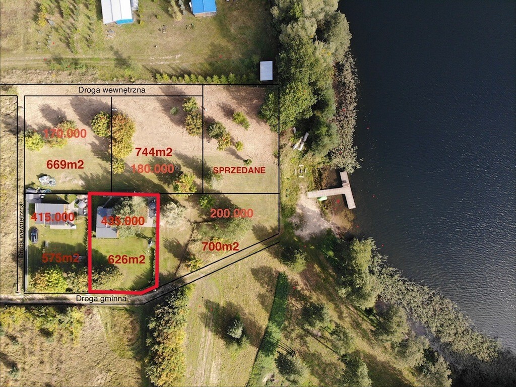 Działka na sprzedaż Objezierze 626 m2 | Arka Nieruchomości