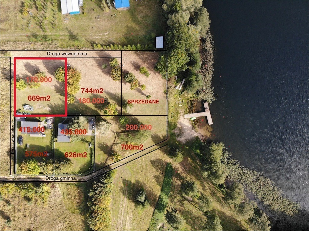 Działka na sprzedaż Objezierze 669 m2 | Arka Nieruchomości