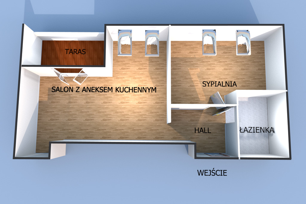 Komfort, styl i prywatność – mieszkanie z tarasem