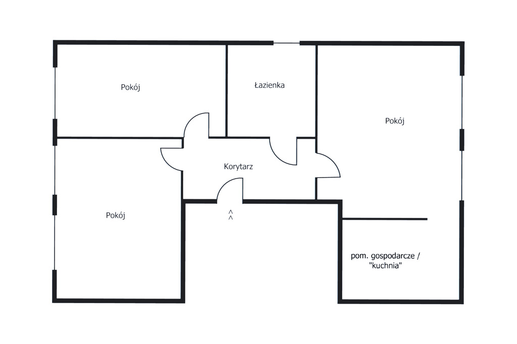 Biuro | 3 pokoje w centrum Gdańska | parter