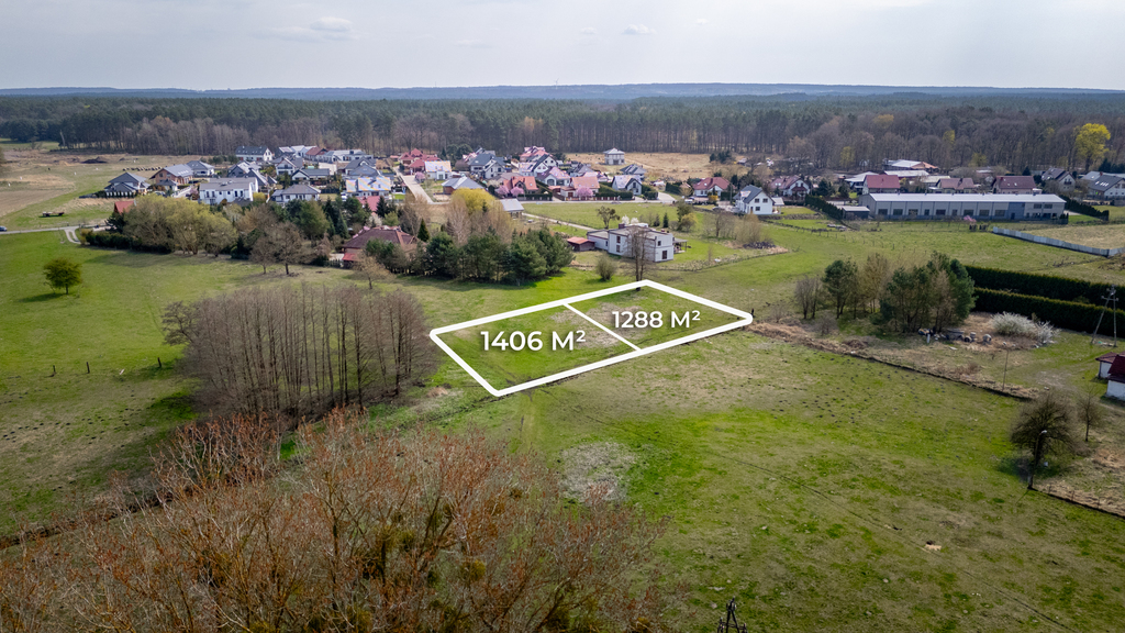 Działka na sprzedaż Tanowo 1 288 m2 | Arka Nieruchomości
