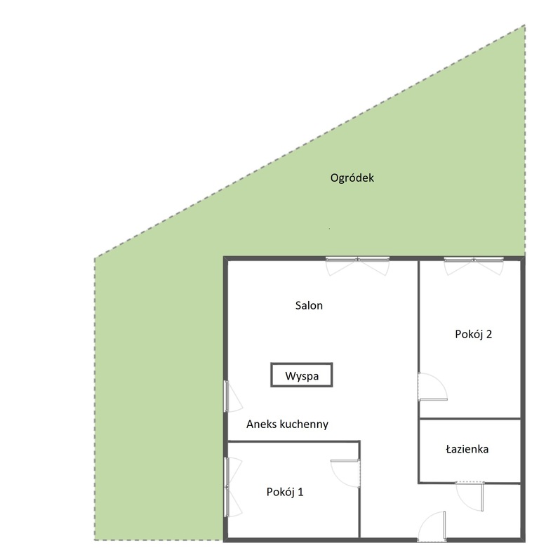 Mieszkanie na wynajem Skarbimierzyce 60 m2 | Arka Nieruchomości