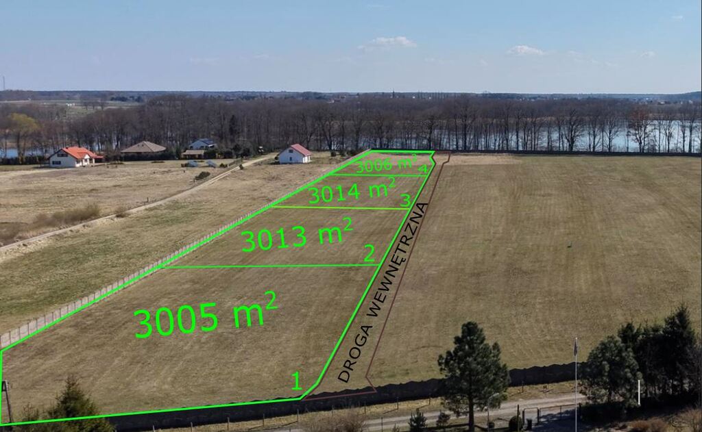 Działka na sprzedaż Zabierzewo 3 005 m2 | Arka Nieruchomości