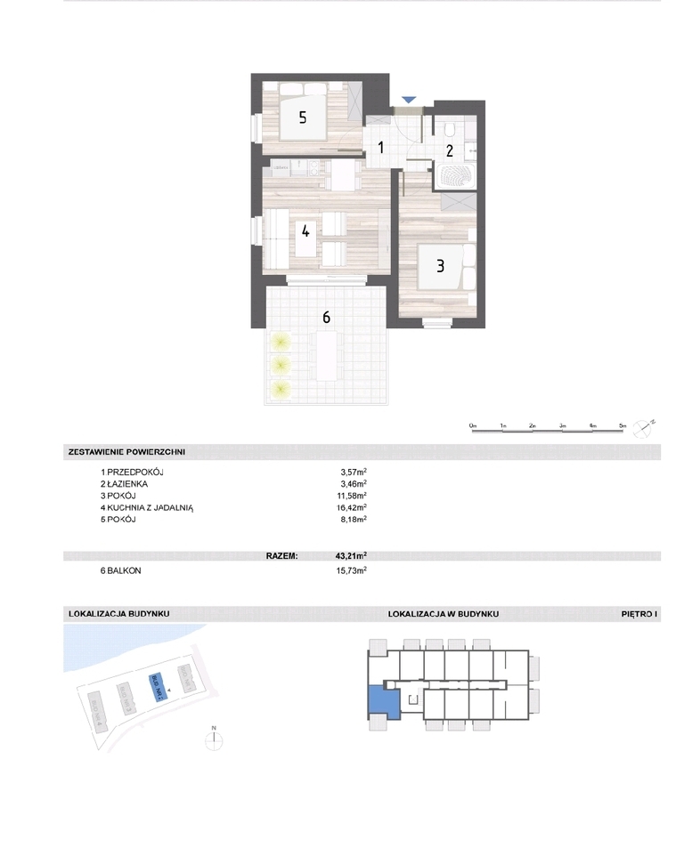 Mieszkanie na sprzedaż Rewal 43 m2 | Arka Nieruchomości