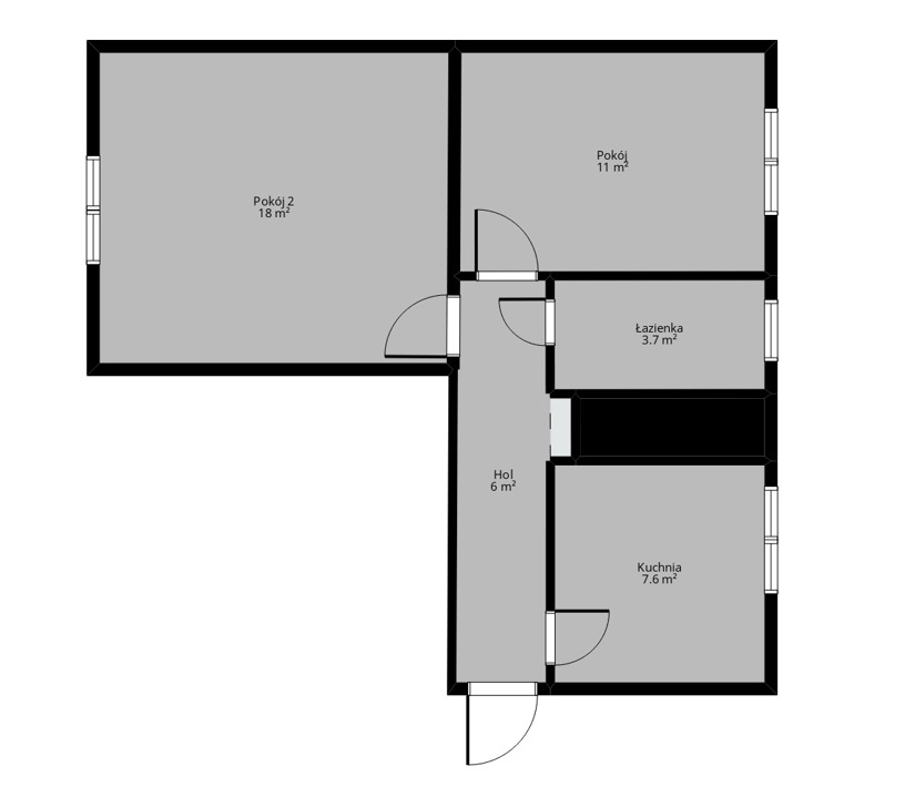 Mieszkanie na sprzedaż Szczecin, Pogodno 47 m2 | Arka Nieruchomości