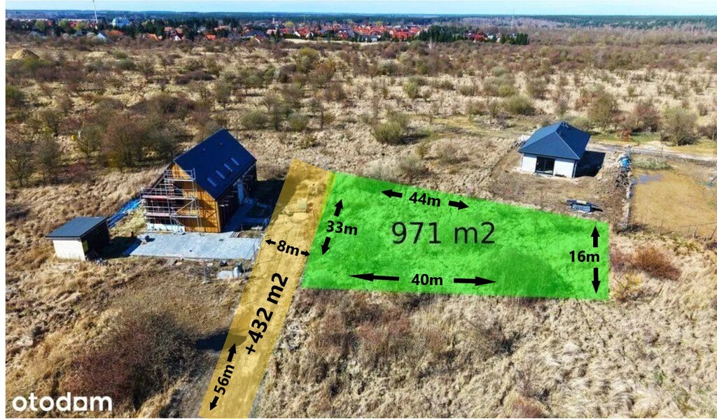 Działka na sprzedaż Bezrzecze 971 m2 | Arka Nieruchomości