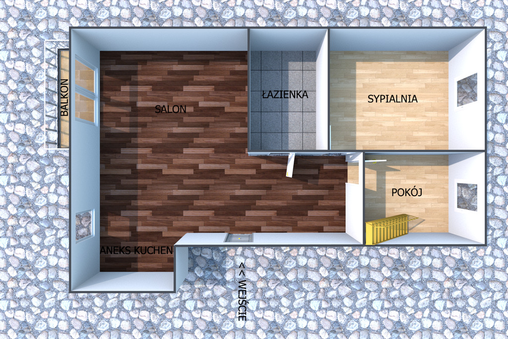 4 Pokoje | Zaciszna okolica | Borkowo