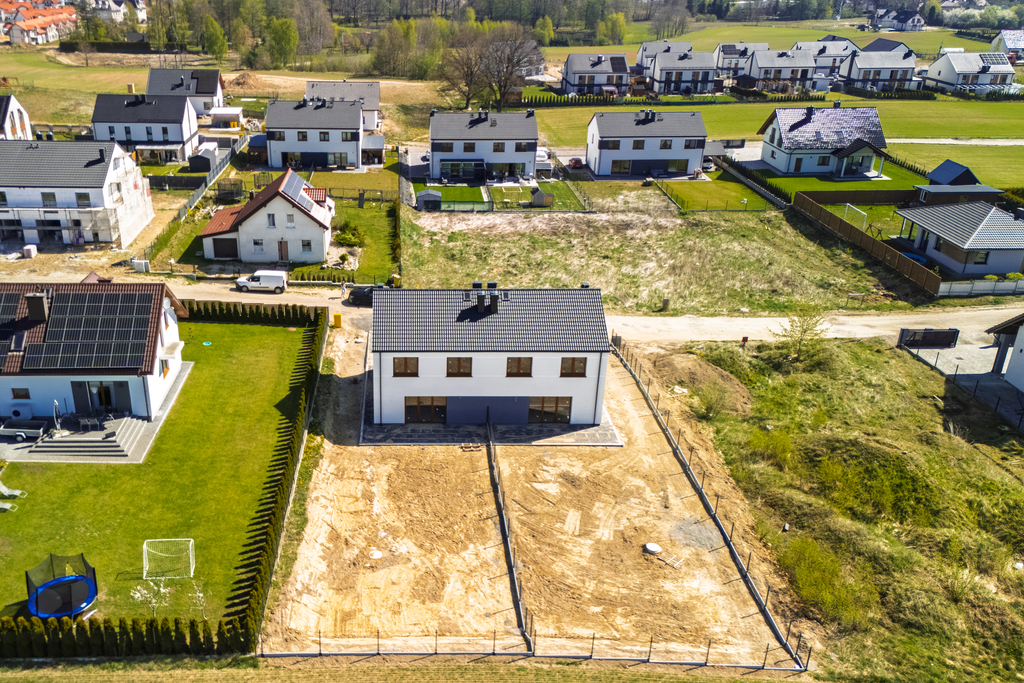 Dom bliźniaczy 101,37 m2 - 5 pokoi - Pępowo