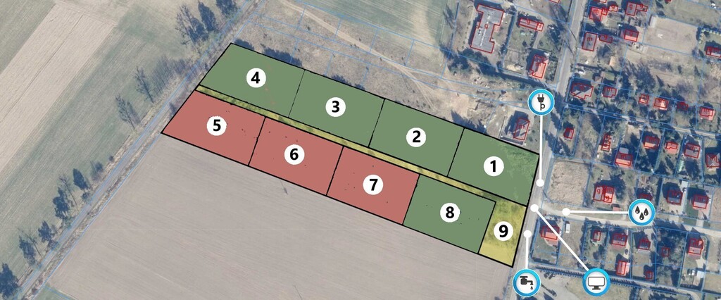 Działka na sprzedaż Steklno 3 005 m2 | Arka Nieruchomości