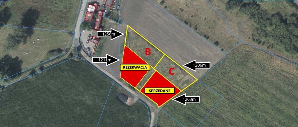 Działka na sprzedaż Rzepnowo 1 206 m2 | Arka Nieruchomości