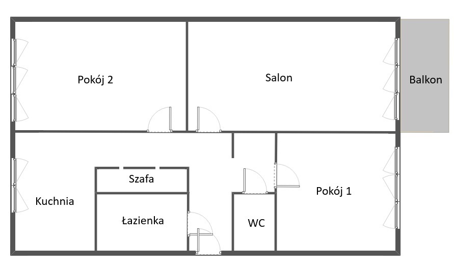 Mieszkanie na sprzedaż Szczecin, Pomorzany 61 m2 | Arka Nieruchomości