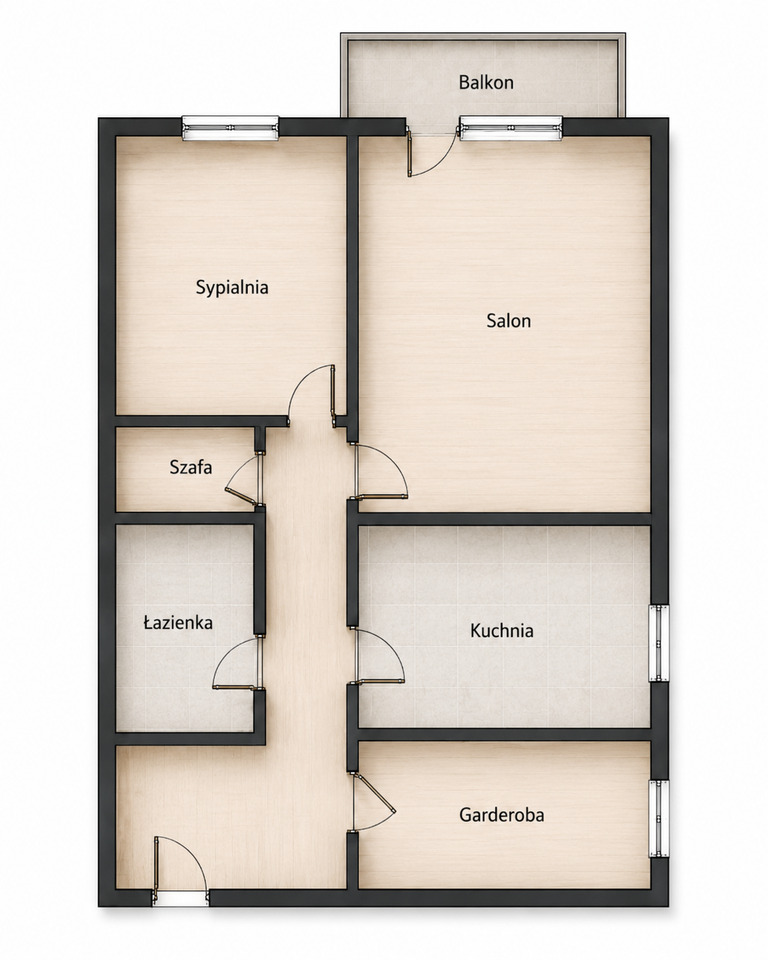 Mieszkanie na sprzedaż Szczecin, Drzetowo 43 m2 | Arka Nieruchomości