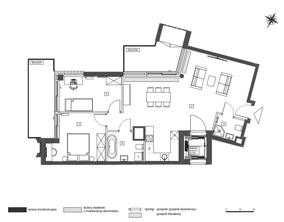 Mieszkanie na sprzedaż Szczecin, Śródmieście 80 m2 | Arka Nieruchomości