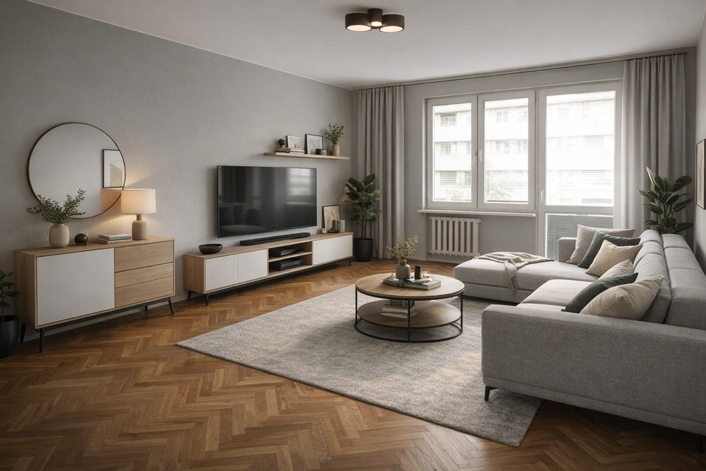 50,09 m2 | w centrum | 2 pokoje | osobna kuchnia