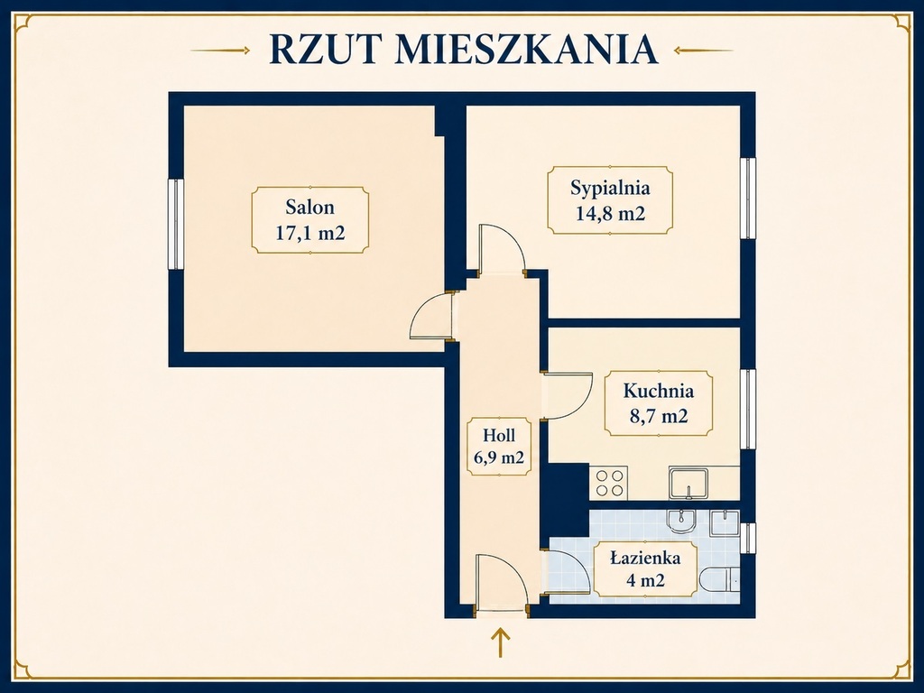 Mieszkanie na sprzedaż Police 52 m2 | Arka Nieruchomości