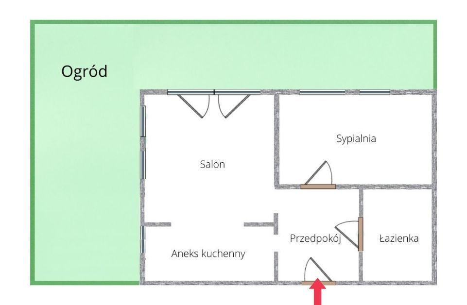 Mieszkanie na wynajem Szczecin, Warszewo 54 m2 | Arka Nieruchomości