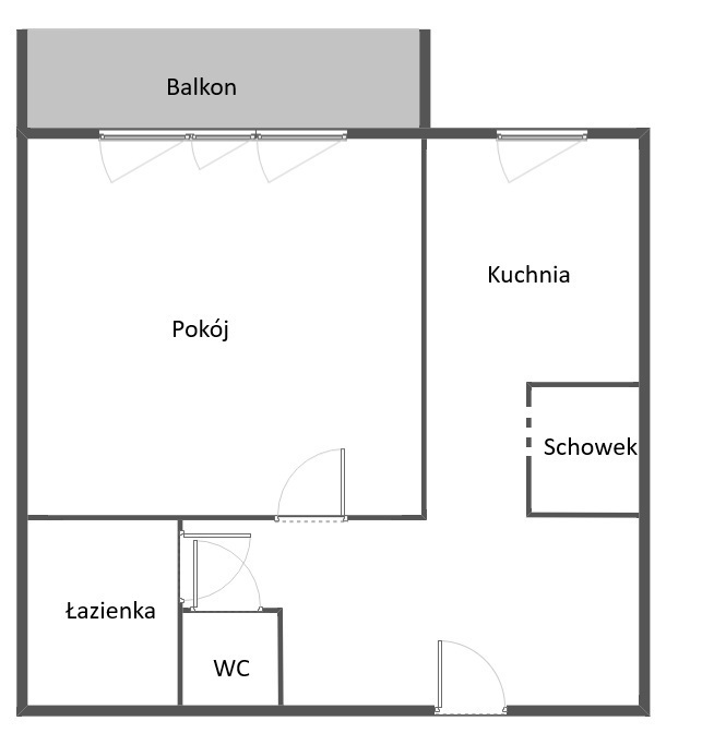 Mieszkanie na sprzedaż Szczecin, os. Zawadzkiego-Klonowica 47 m2 | Arka Nieruchomości