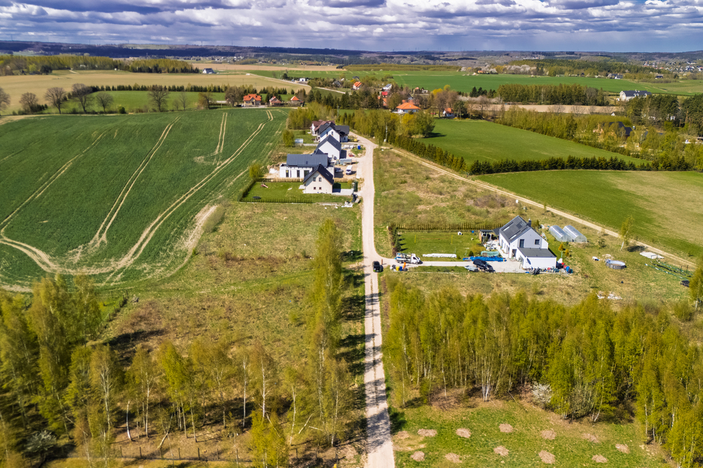 Działka przy lesie Bielkówko MPZP Media 1501m2