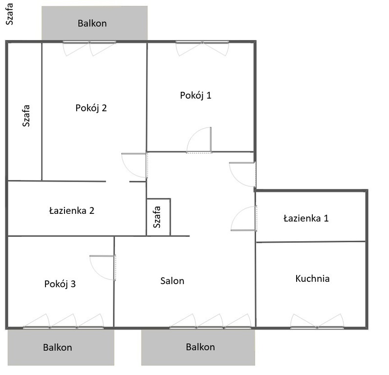 Mieszkanie na sprzedaż Szczecin, Żelechowa 78 m2 | Arka Nieruchomości