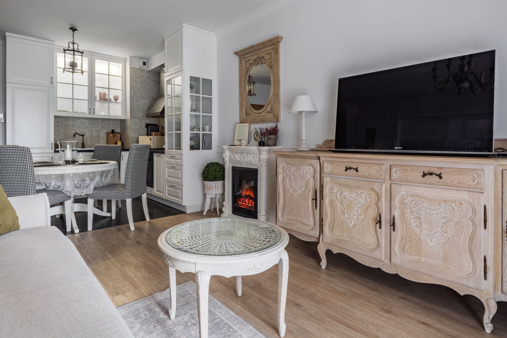 Stylowy apartament z halą garażową i tarasem
