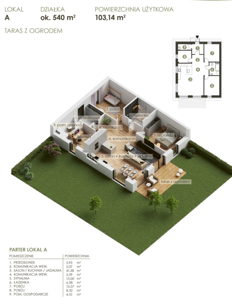 Dom na sprzedaż Pucice 103 m2 | Arka Nieruchomości