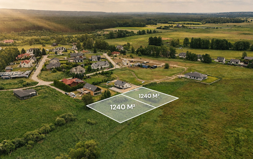 Działka na sprzedaż Sławoszewo 1 240 m2 | Arka Nieruchomości