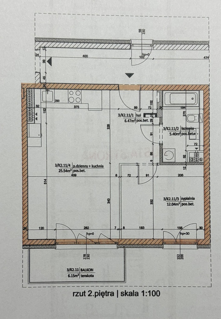 Mieszkanie na sprzedaż Warzymice 49 m2 | Arka Nieruchomości