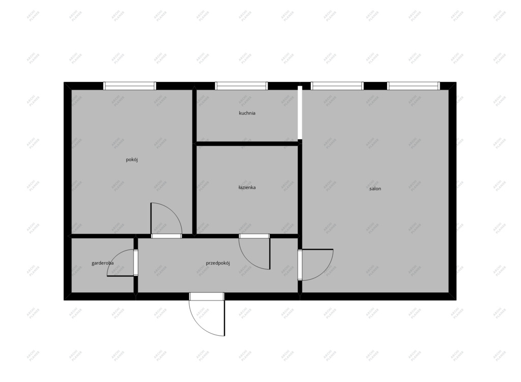 Mieszkanie na sprzedaż Szczecin, Centrum 46 m2 | Arka Nieruchomości