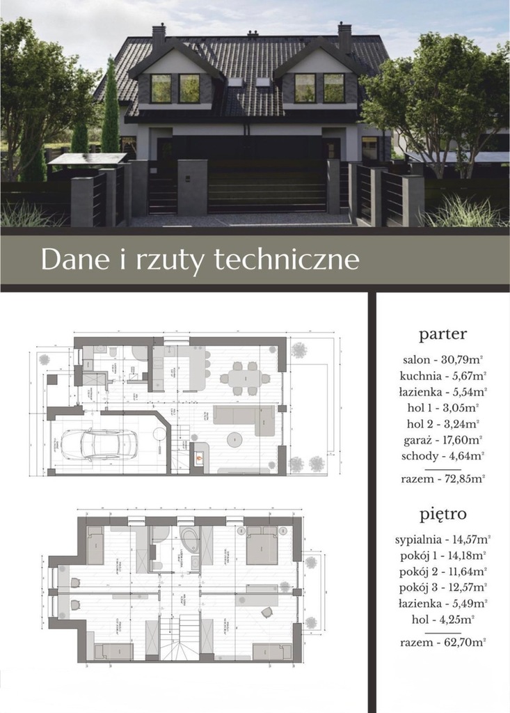 Dom na sprzedaż Dobra 136 m2 | Arka Nieruchomości