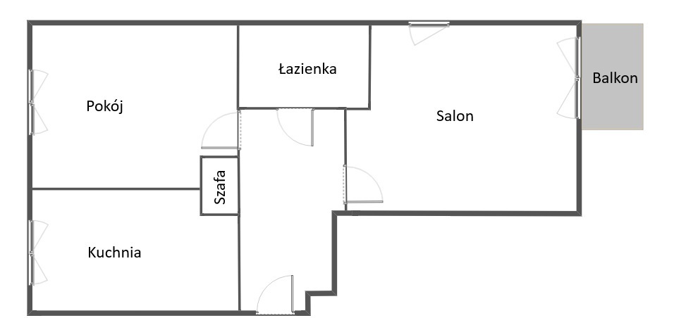Mieszkanie na sprzedaż Szczecin, Podjuchy 54 m2 | Arka Nieruchomości