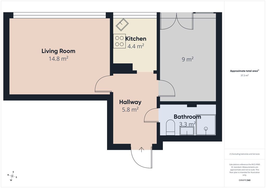 Mieszkanie na sprzedaż Szczecin, Niemierzyn 38 m2 | Arka Nieruchomości