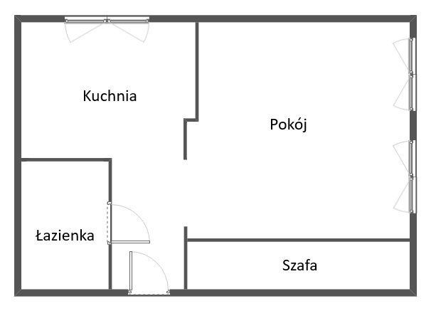Mieszkanie na sprzedaż Szczecin, Warszewo 31 m2 | Arka Nieruchomości