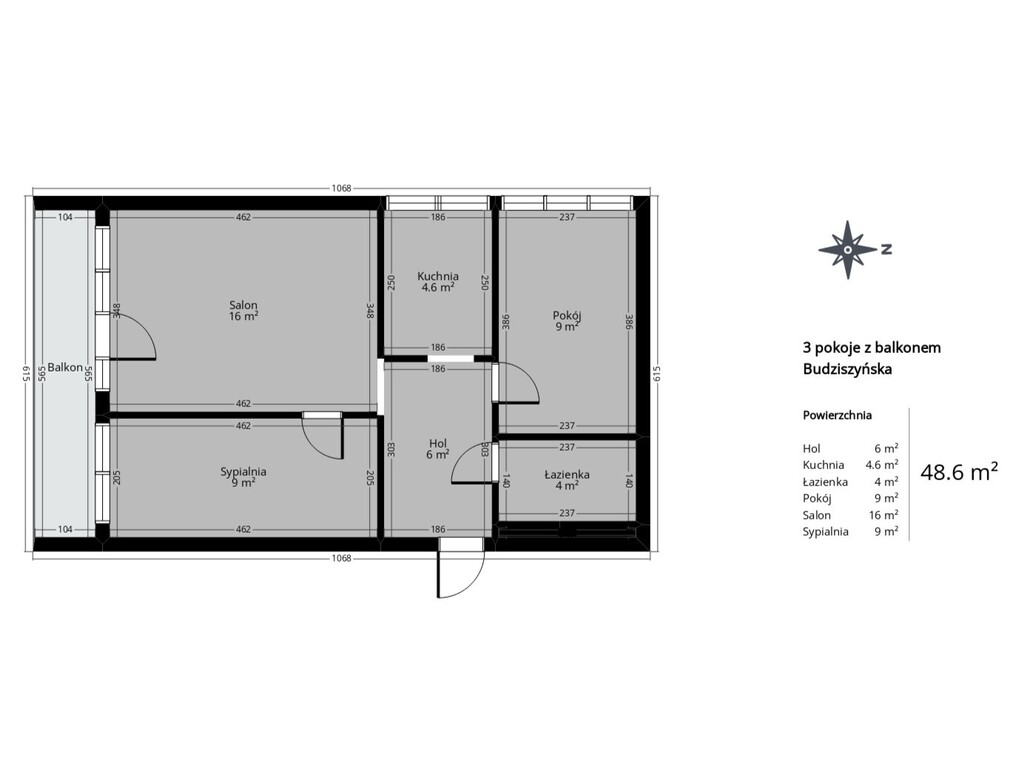 Mieszkanie na sprzedaż Szczecin, Pomorzany 49 m2 | Arka Nieruchomości