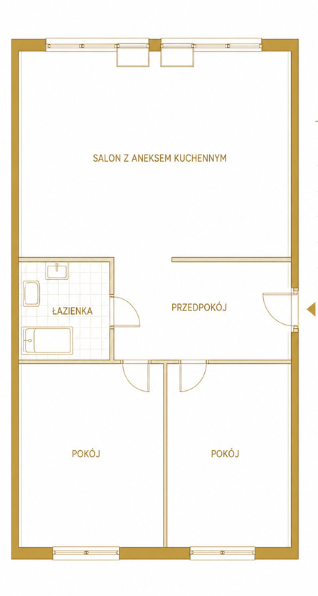Wysoki standard | Balkon | 3 pokoje
