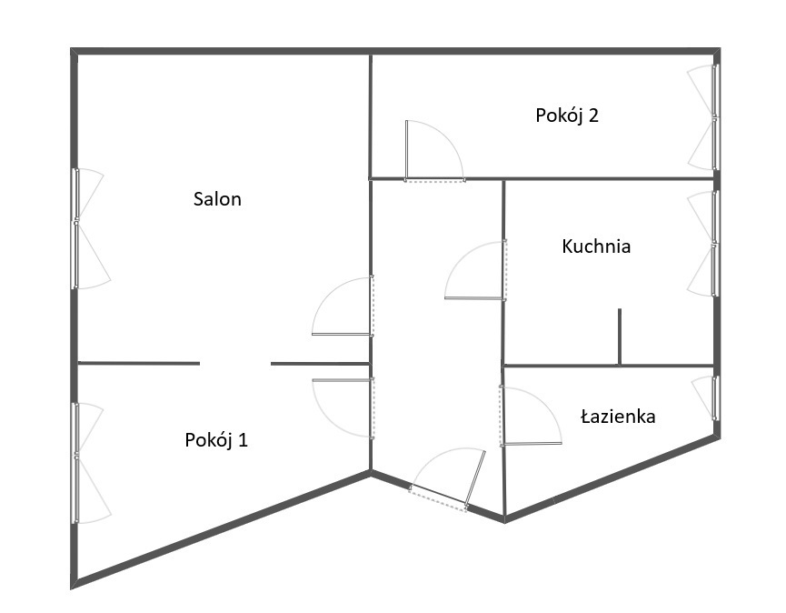 Mieszkanie na sprzedaż Szczecin, Niebuszewo 55 m2 | Arka Nieruchomości