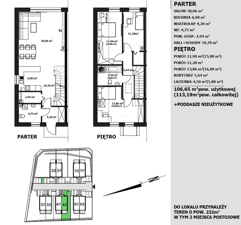 Dom na sprzedaż Dołuje 114 m2 | Arka Nieruchomości
