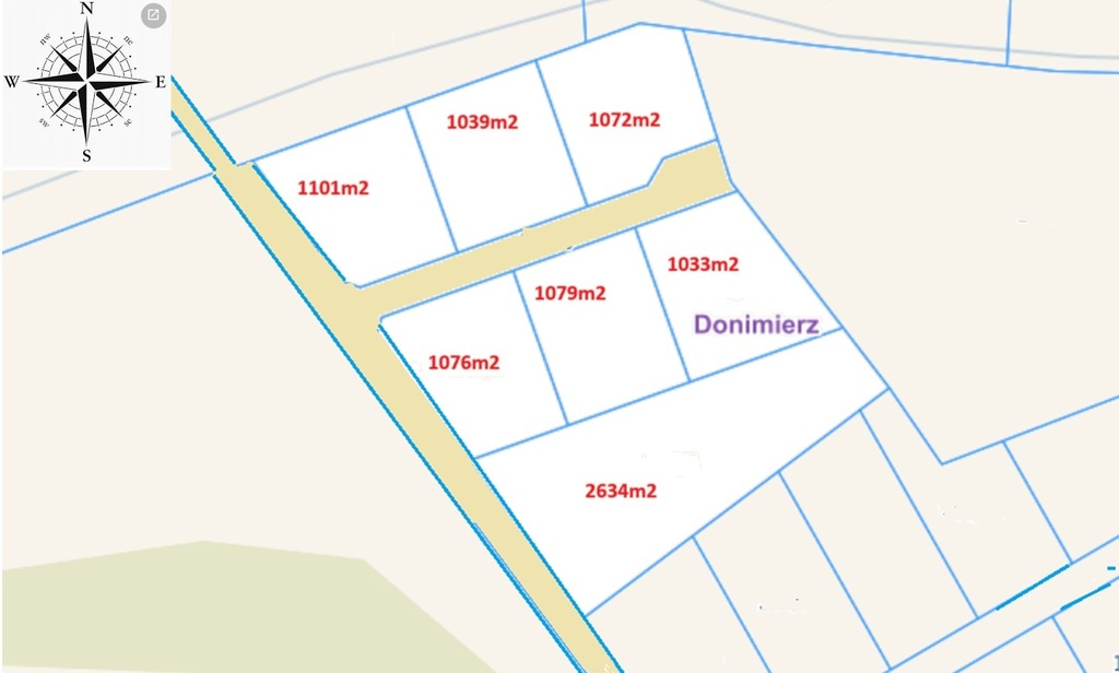 Donimierz – działka budowlana