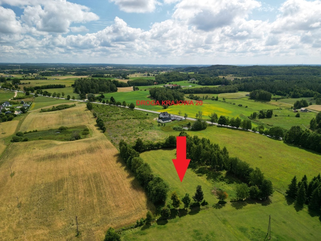 Somonino Rybaki działka 7500 m2
