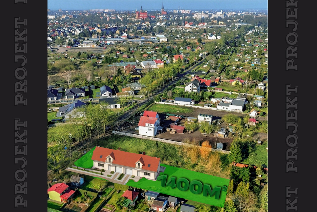 Działka na sprzedaż Stargard 1 400 m2 | Arka Nieruchomości
