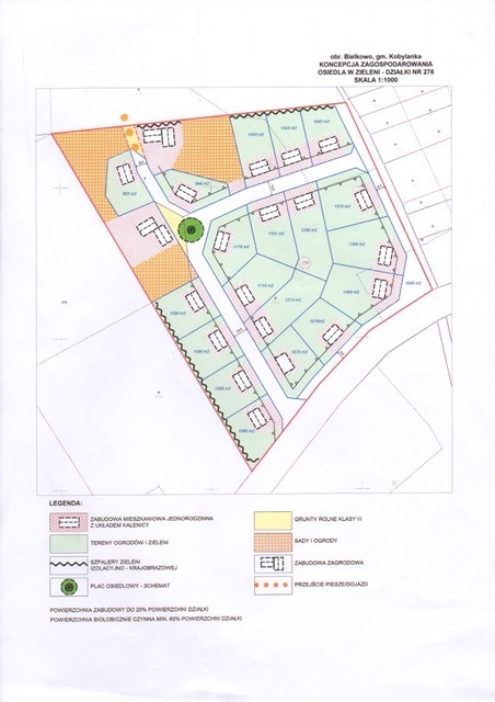 Działka na sprzedaż Bielkowo 1 300 m2 | Arka Nieruchomości
