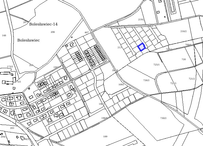 Działka na osiedlu Kozia Górka– Bolesławiec