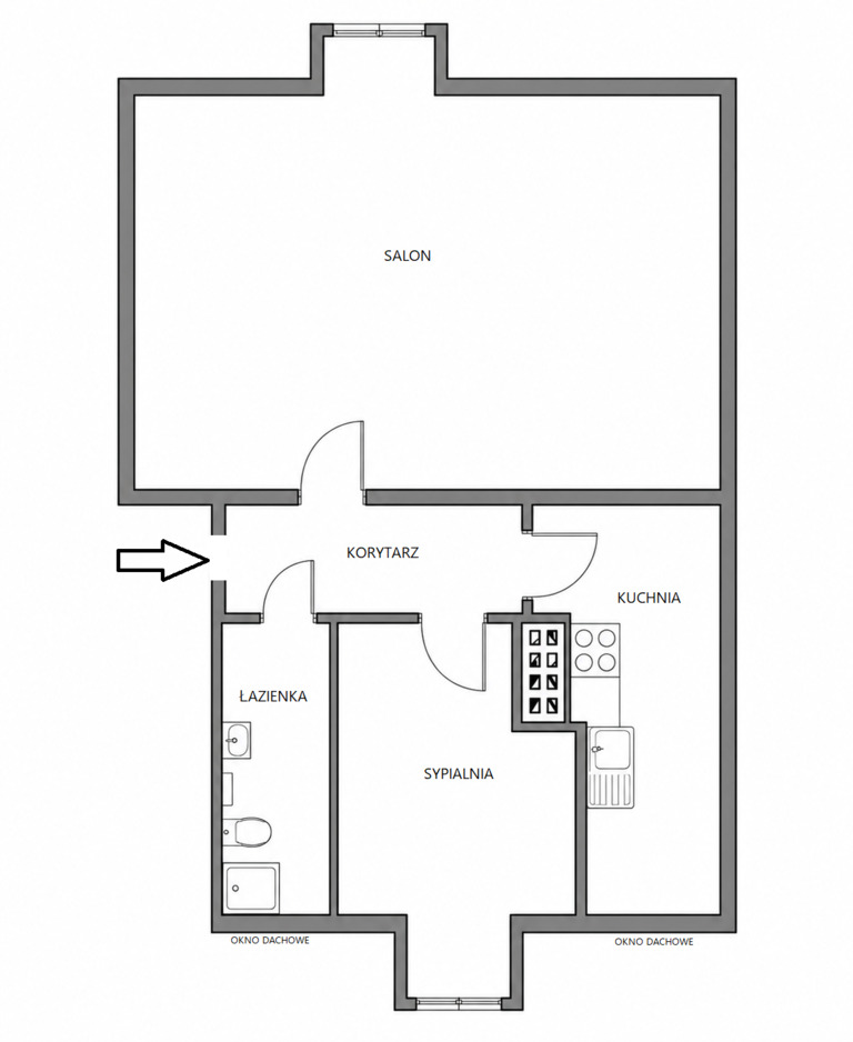 Mieszkanie na sprzedaż Szczecin, Łękno 41 m2 | Arka Nieruchomości