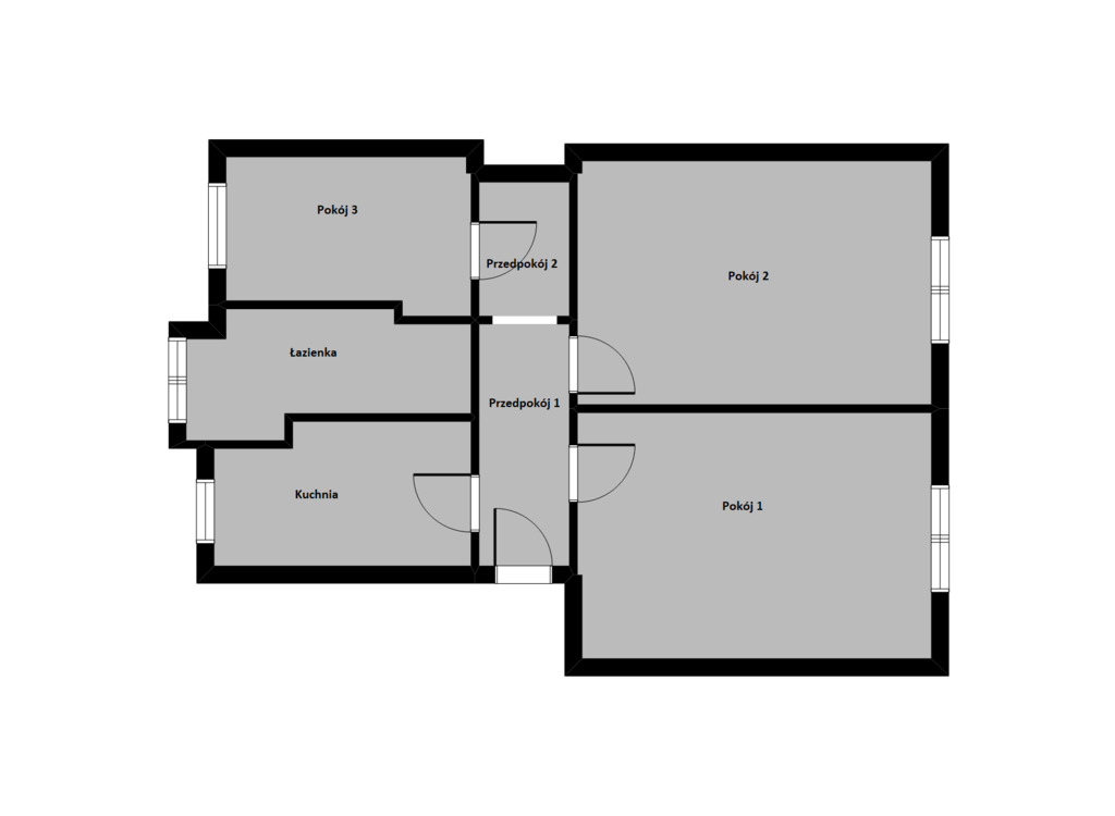 Mieszkanie na sprzedaż Szczecin, Centrum 61 m2 | Arka Nieruchomości