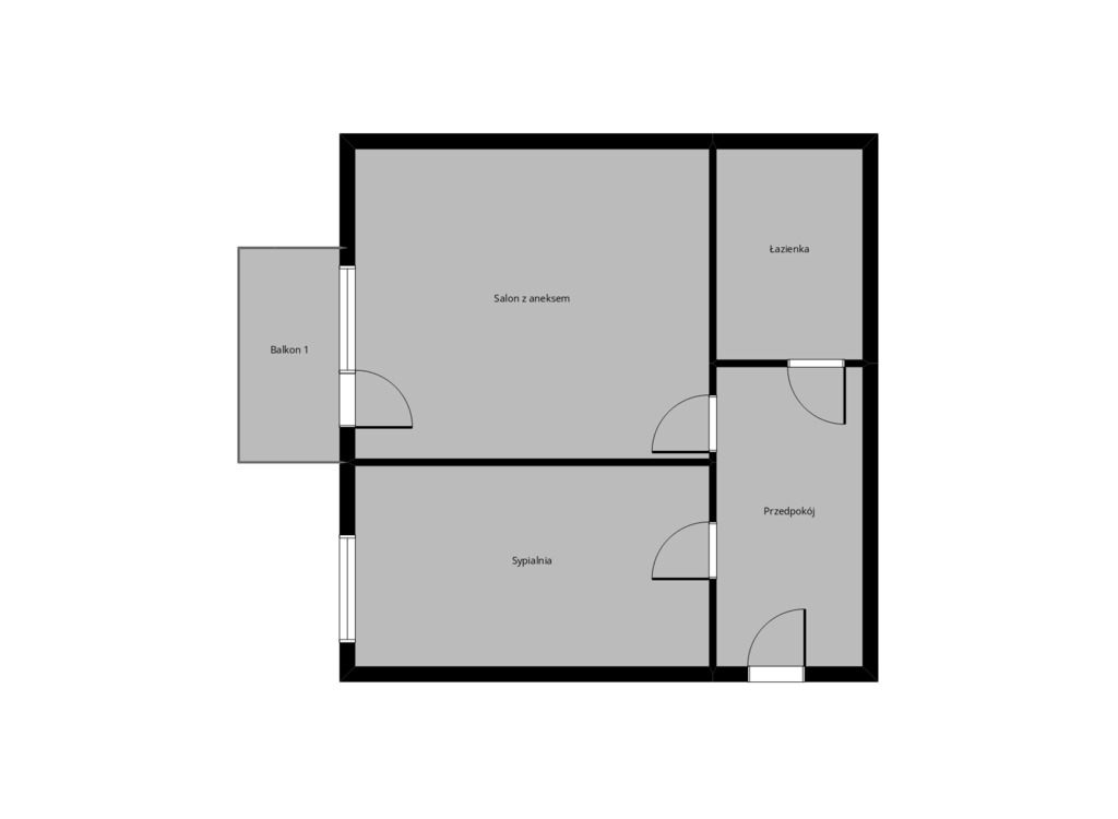 Mieszkanie na sprzedaż Szczecin, Zdroje 43 m2 | Arka Nieruchomości