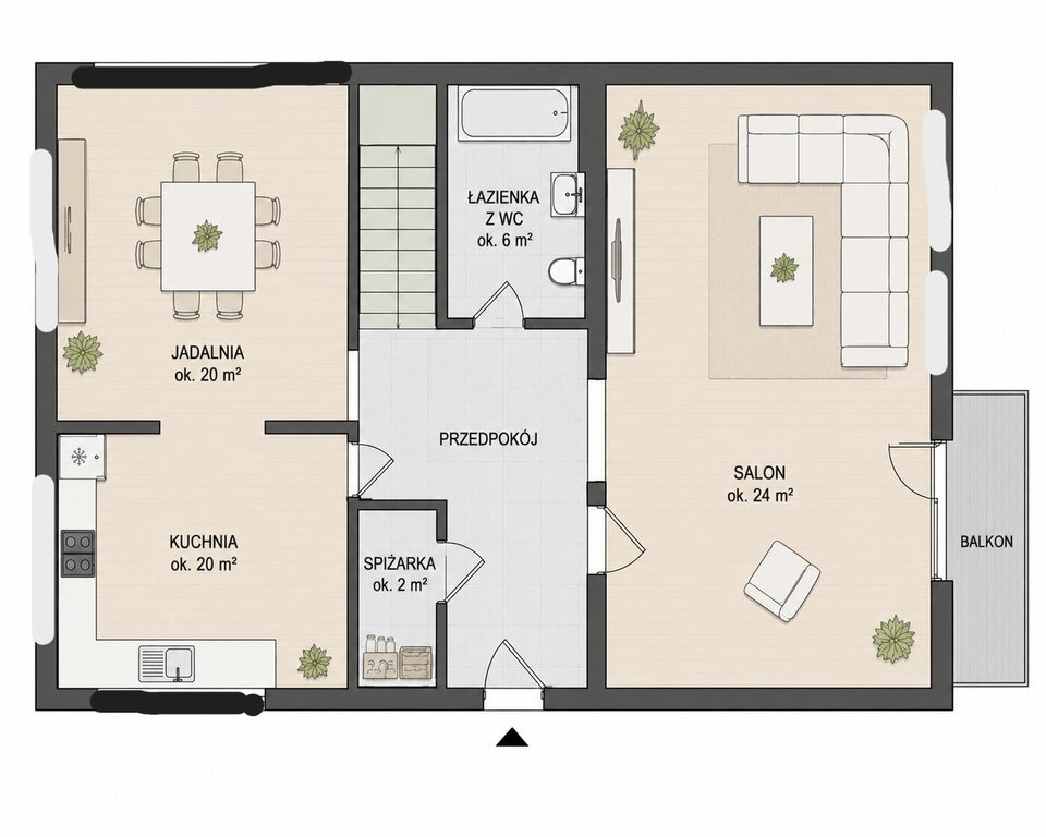 Mieszkanie na sprzedaż Szczecin, Gumieńce 95 m2 | Arka Nieruchomości